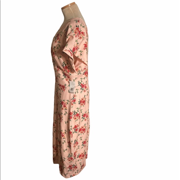 Alexia Admor Naomi Surplice Neck Sheath Dress NWT - Picture 8 of 11